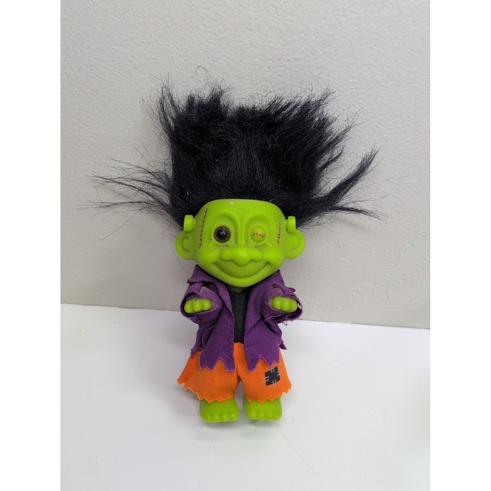 HALLOWEEN ONE EYED FRANKENSTEIN - 5" Russ Troll Doll - RARE